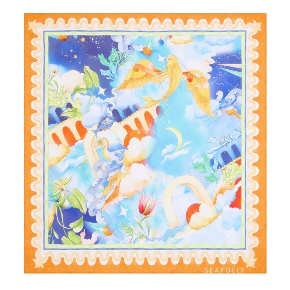 Seafolly Aquarius Scarf Silk Blend